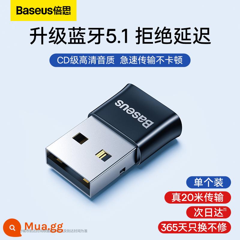 Bộ chuyển đổi Bluetooth Baseus máy tính để bàn máy tính mô-đun usb chuột tai nghe không dây 5.3 đầu thu không cần trình điều khiển - Cài đặt một lần [Nâng cấp Bluetooth 5.1] Chất lượng âm thanh ở mức CD √ Không cần trình điều khiển cho Win8.1/10/11 trở lên