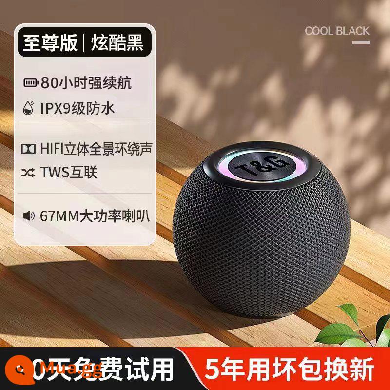 Thích hợp cho loa Bluetooth Sony mini âm thanh gia đình loa siêu trầm di động nhỏ không dây tác động chất lượng cao - Extreme Edition_Cool Black [Âm thanh vòm toàn cảnh âm thanh nổi HIFI · Âm trầm nặng 12D · Tuổi thọ pin mạnh]