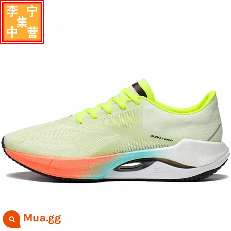 Giày chạy bộ công nghệ lụa Li Ning 2023 mới siêu nhẹ 20 giày thể thao thoáng khí chống sốc nam nữ ARBT001 002 - Xanh trái cây nhạt ARBT001-5 sơn mã siêu nhẹ 20