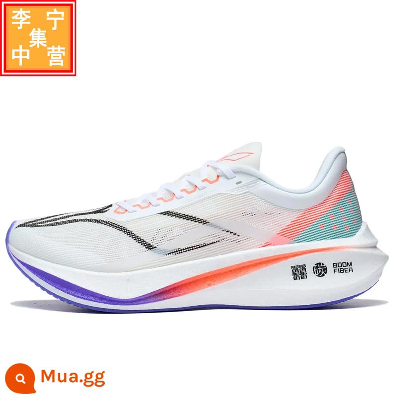 Li Ning 䨻 Công nghệ 23 sức mạnh bay mới 3.0 đàn hồi dệt hấp thụ sốc tích hợp cho nam và nữ 䨻 giày chạy lụa ARMT037 038 - Nam ARMT037-4 sơn mã Feidian 3