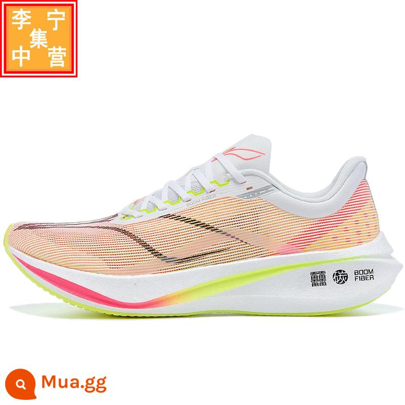 Li Ning 䨻 Công nghệ 23 sức mạnh bay mới 3.0 đàn hồi dệt hấp thụ sốc tích hợp cho nam và nữ 䨻 giày chạy lụa ARMT037 038 - Nam ARMT037-1 sơn mã Feidian 3