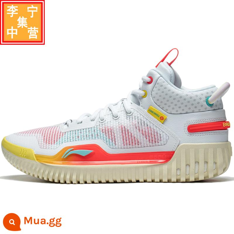 Giày bóng rổ mới năm 2023 của Li Ning giày thể thao chiến đấu cổ thấp chống gỗ chống sốc 2.5 ABFS001 ABFS003 - ABFT005-2 màu trắng, không mã hóa, vận chuyển trong tình trạng tốt