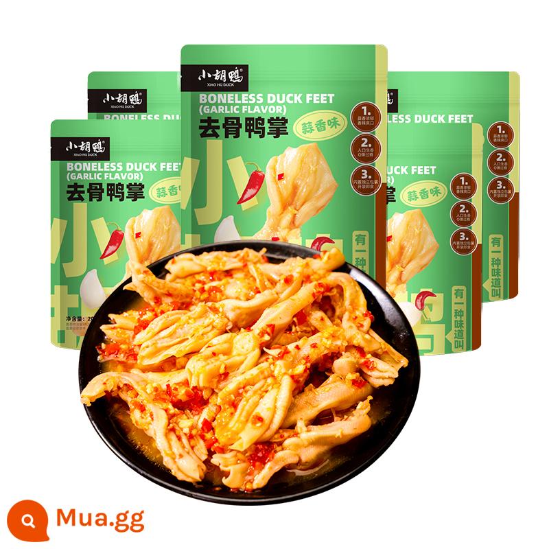 Vịt Hulk chanh chua nóng chân gà rút xương lưới đỏ khai vị văn phòng 500g*2 lon snack rút xương - Chân vịt rút xương tỏi 200g*5 hộp