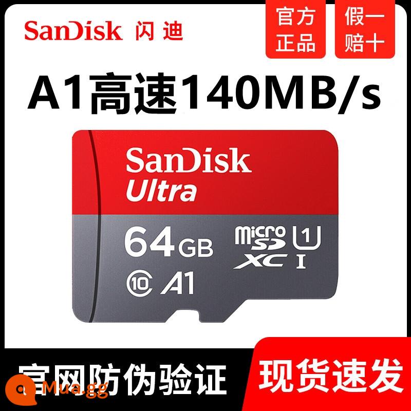 Thẻ nhớ SanDiskTF 256g lưu trữ điện thoại di động 128g ống kính chụp ảnh giám sát đầu ghi chuyên dụng 64g thẻ nhớ 32g - 6 4G (miễn phí chủ thẻ)