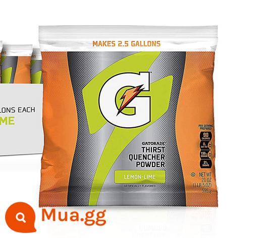 Guoxian Gatorade gửi chai nước uống điện giải rắn thể dục chức năng năng lượng bột hạt không đường - [Túi]-Chanh chuyên nghiệp-595g