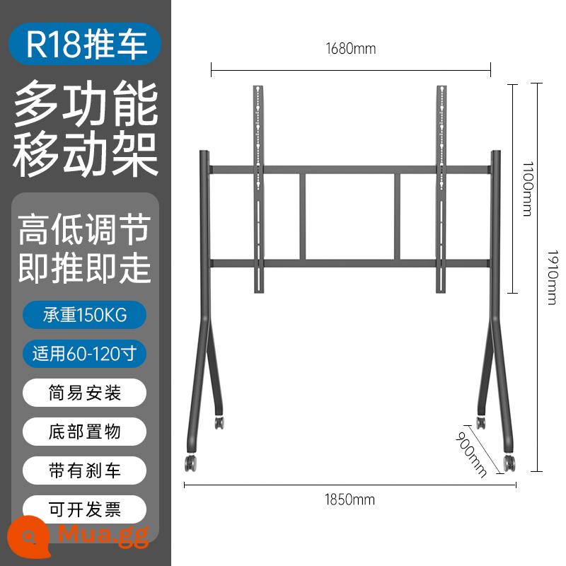 TV LCD đa năng Giá đỡ di động Mẫu giáo Giảng dạy Hội nghị trực tiếp Tất cả giá đỡ có bánh xe sàn - Xe đẩy hình người R18 80-150 inch bảo hành trọn đời