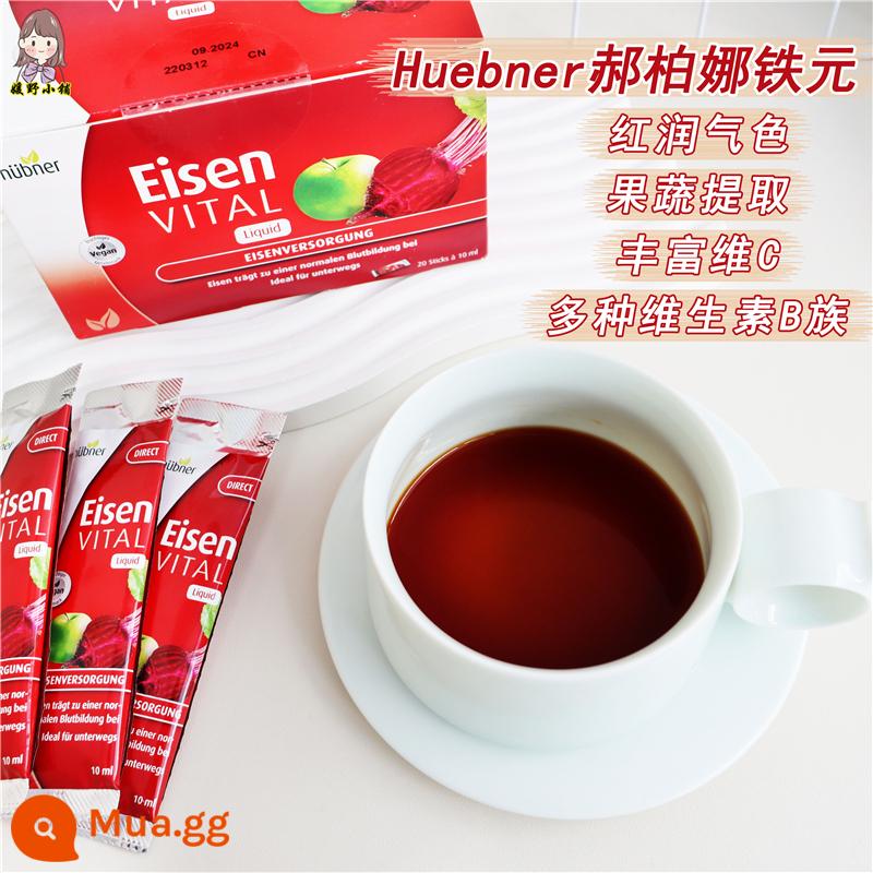 Kho Ngoại Quan Bàn Sắt Cầm Tay Người Lớn Huebner Hao Bona * 3 Hộp Tặng 1 Chai Dầu Braun 25Ml Cho Bà Bầu - màu đỏ