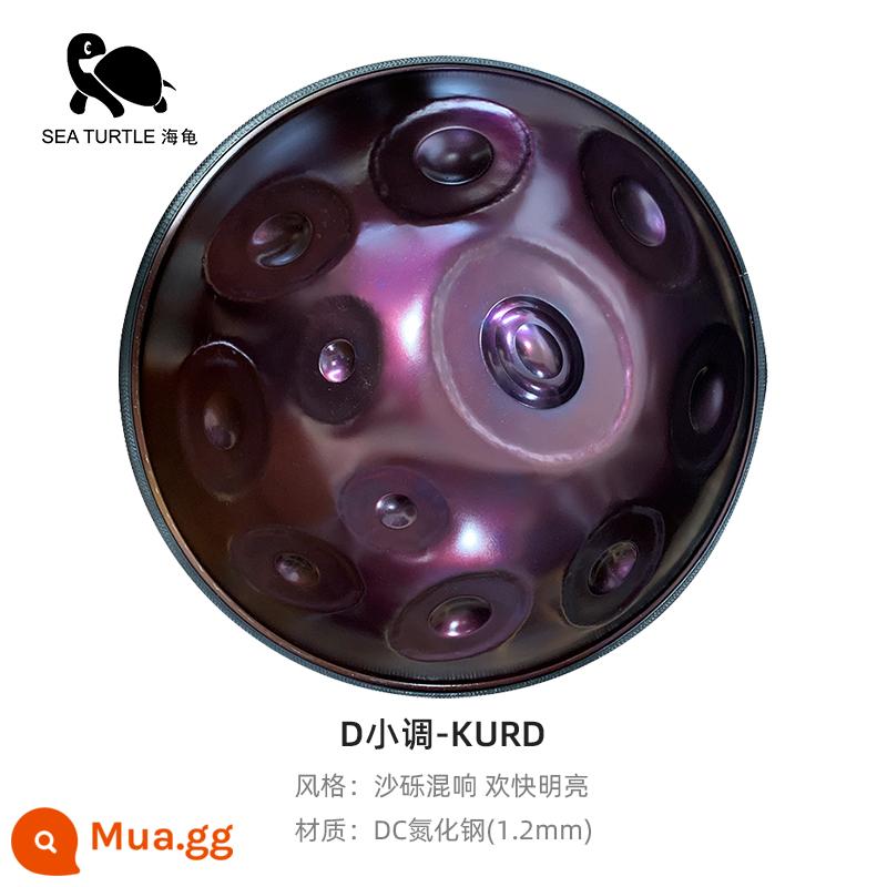 Trống đĩa quay tay chuyên nghiệp handpan tốt Mr. seaturtle (rùa biển) trống không lo nhạc cụ trống lưỡi thép - Phục Sinh HDPS-01A (11 âm thanh)