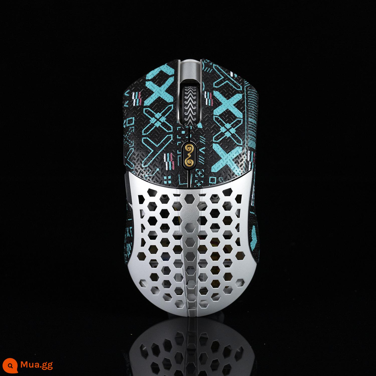 Chuột không dây Finalmouse Ultralight 2/Starlight 12 Miếng dán thấm mồ hôi Miếng dán chuột chống trượt - Bộ in đen xanh Starlight12M cỡ vừa