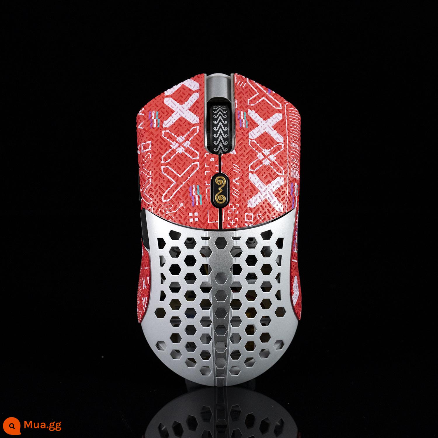 Chuột không dây Finalmouse Ultralight 2/Starlight 12 Miếng dán thấm mồ hôi Miếng dán chuột chống trượt - Bộ in đỏ Starlight12M cỡ vừa