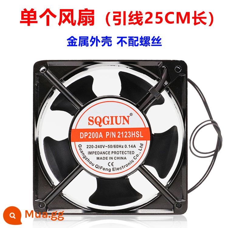 12 cm quạt làm mát 220 v tủ vỏ chính quạt hút hàn tín hút quạt nhỏ 12038AC AC quạt thông gió - Quạt đơn (dẫn