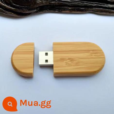 Tùy Chỉnh Đèn LED 32G Gỗ Tre Công Ty Kinh Doanh Tặng Trường Logo Giáo Viên Video Đám Cưới Tốc Độ Cao USB Chữ - Ổ đĩa flash USB đơn bằng tre carbon hình bầu dục