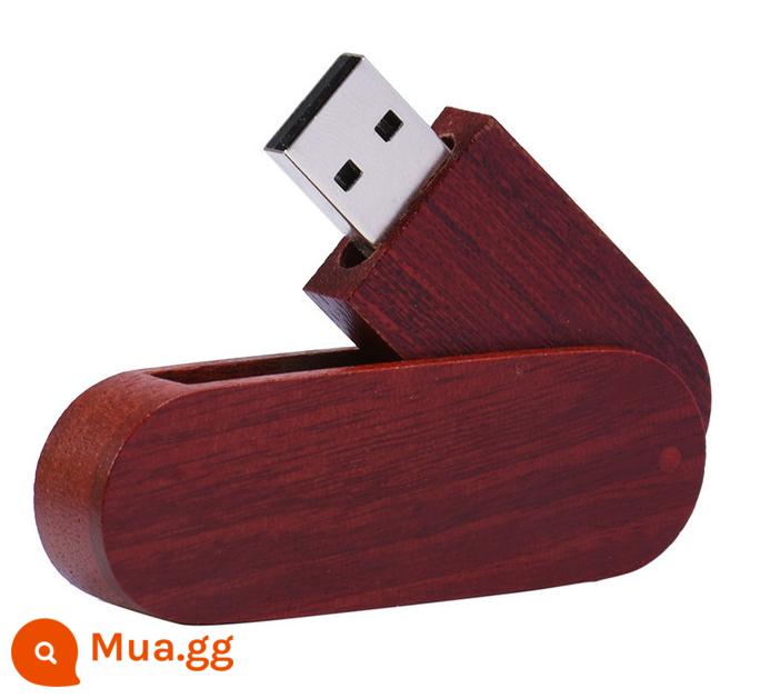 Tùy Chỉnh Đèn LED 32G Gỗ Tre Công Ty Kinh Doanh Tặng Trường Logo Giáo Viên Video Đám Cưới Tốc Độ Cao USB Chữ - Đĩa chữ U đơn xoay bằng gỗ lê