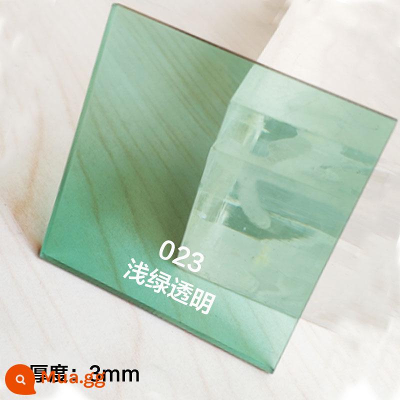 Màu acrylic trong suốt màu plexiglass tấm acrylic tùy chỉnh tấm nhựa màu đỏ vàng xanh xử lý tùy chỉnh - xanh nhạt trong suốt