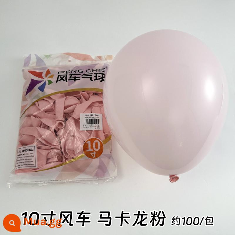 Cối Xay Gió Bóng 10 Inch 2.2 Gram Dày Cao Su Bóng Sinh Nhật Phòng Cưới Trang Trí Đám Cưới Tiếp Liệu - Bột Maca 100 miếng/gói