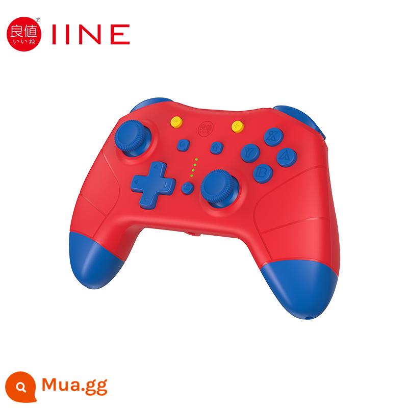 Tay cầm SwitchOLED/Lite wireless Pro có giá trị tốt có thể đánh thức bộ điều khiển máy chơi game Bluetooth, bộ điều khiển điện thoại di động, máy tính - màu đỏ