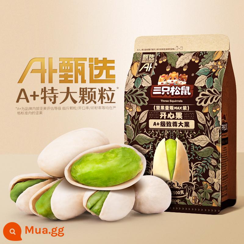 Trợ giá chục tỷ [Ba con sóc_Pistachio 500g] Hạt rang muối cực lớn và snack trái cây sấy khô - [A+ Selection-1kg] 18-20 hạt/oz