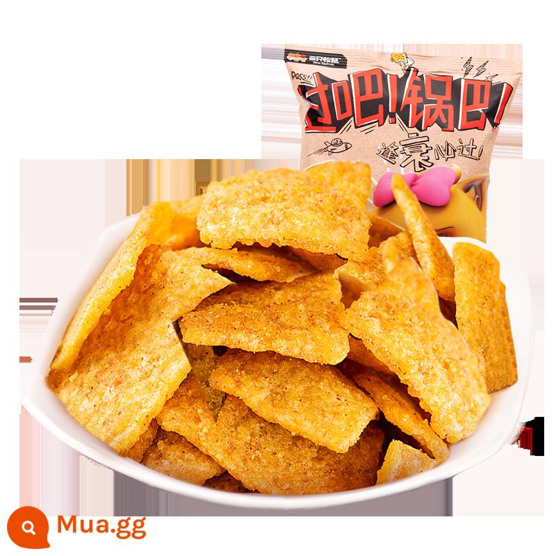 【Ba con sóc_Bánh gạo kê 60gx10 Túi】Bánh gạo Snack truyền thống ăn vặt thông thường - [Giá Trị Lớn] Gạo Giòn Hạt Kê Hương Vị Giòn 60gx10