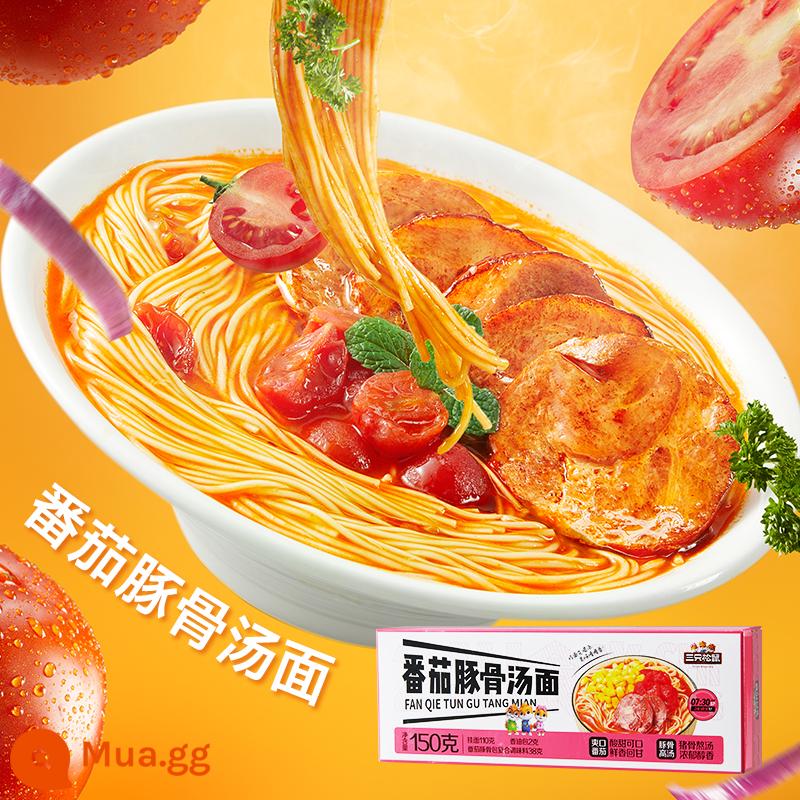 [Ba Con Sóc_Mì Ăn Liền 145g] Mì Ăn Liền, Mì Ăn Liền, Mì Lạnh, Mì Rộng - Mì Cà Chua Tonkotsu 150gx4 hộp