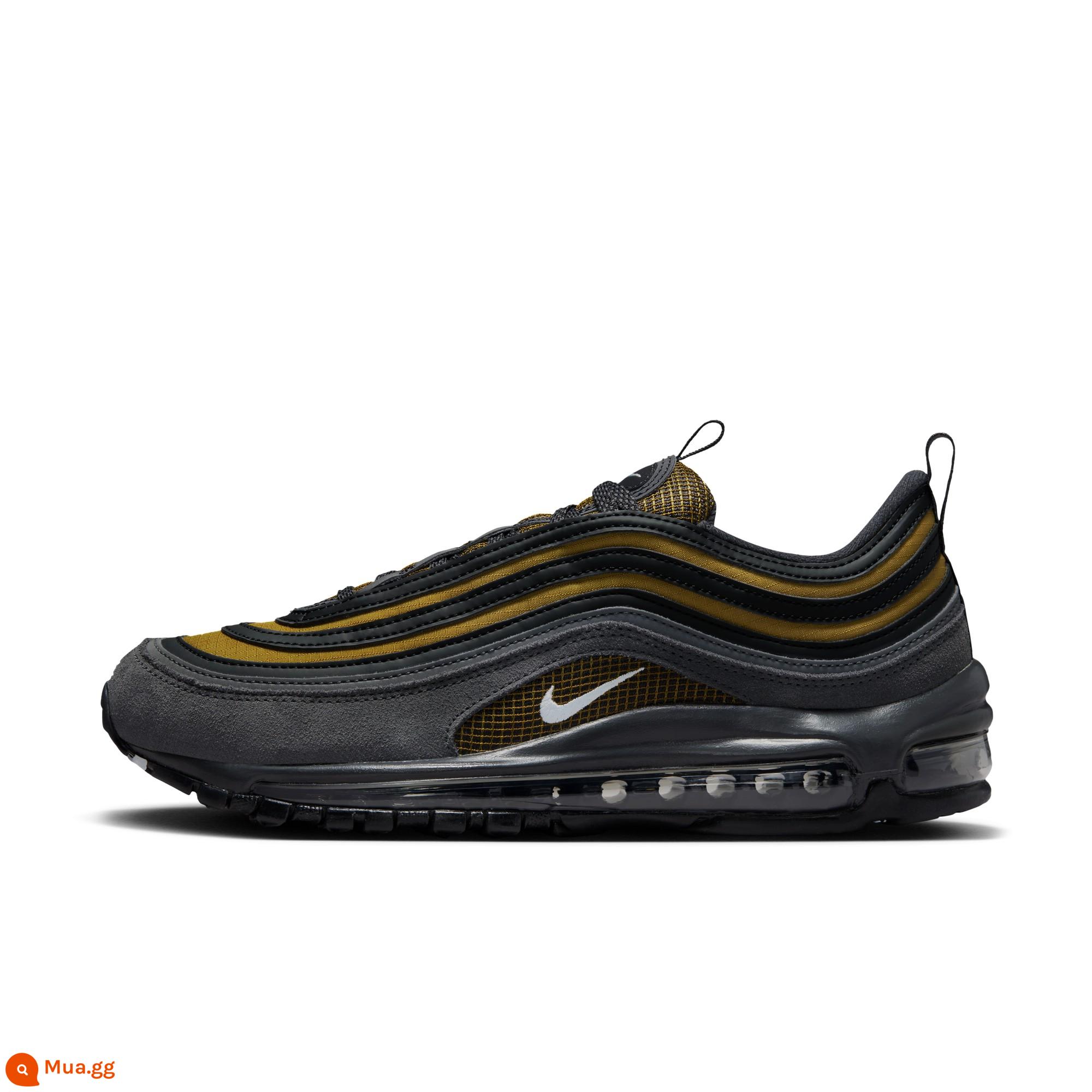 Giày Thể Thao Nam Nike Chính Thức AIR MAX 97 Mùa Xuân Nike Bullet Đệm Phản Quang FB9619 - 200 màu xám trung bình/xanh tím/đồng