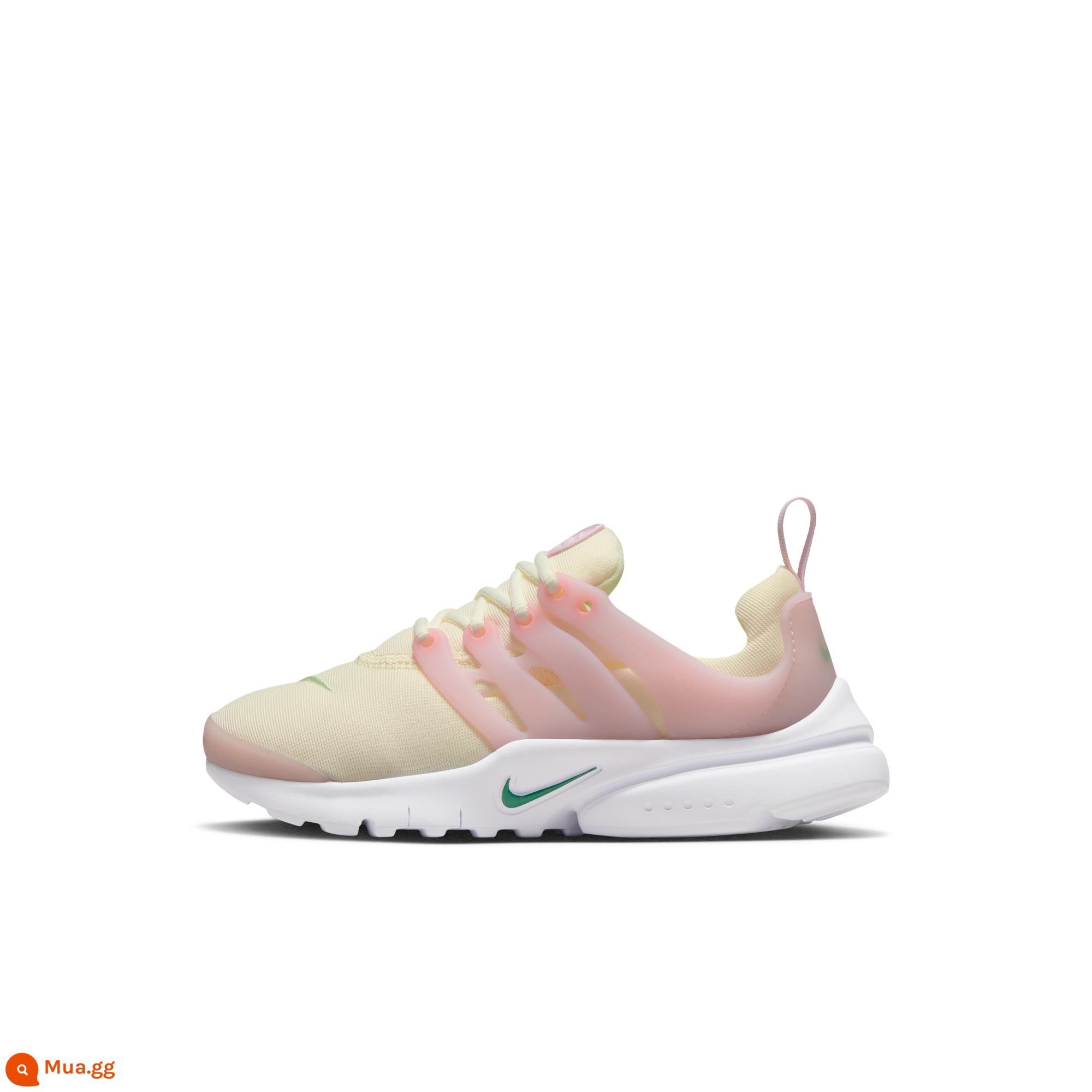 Nike Giày trẻ em thể thao thoáng khí PRESTO chính thức của Nike đệm nhẹ hỗ trợ thoải mái 844766 - 102 màu nước cốt dừa/xanh malachite/bột tạo bọt/bột staring