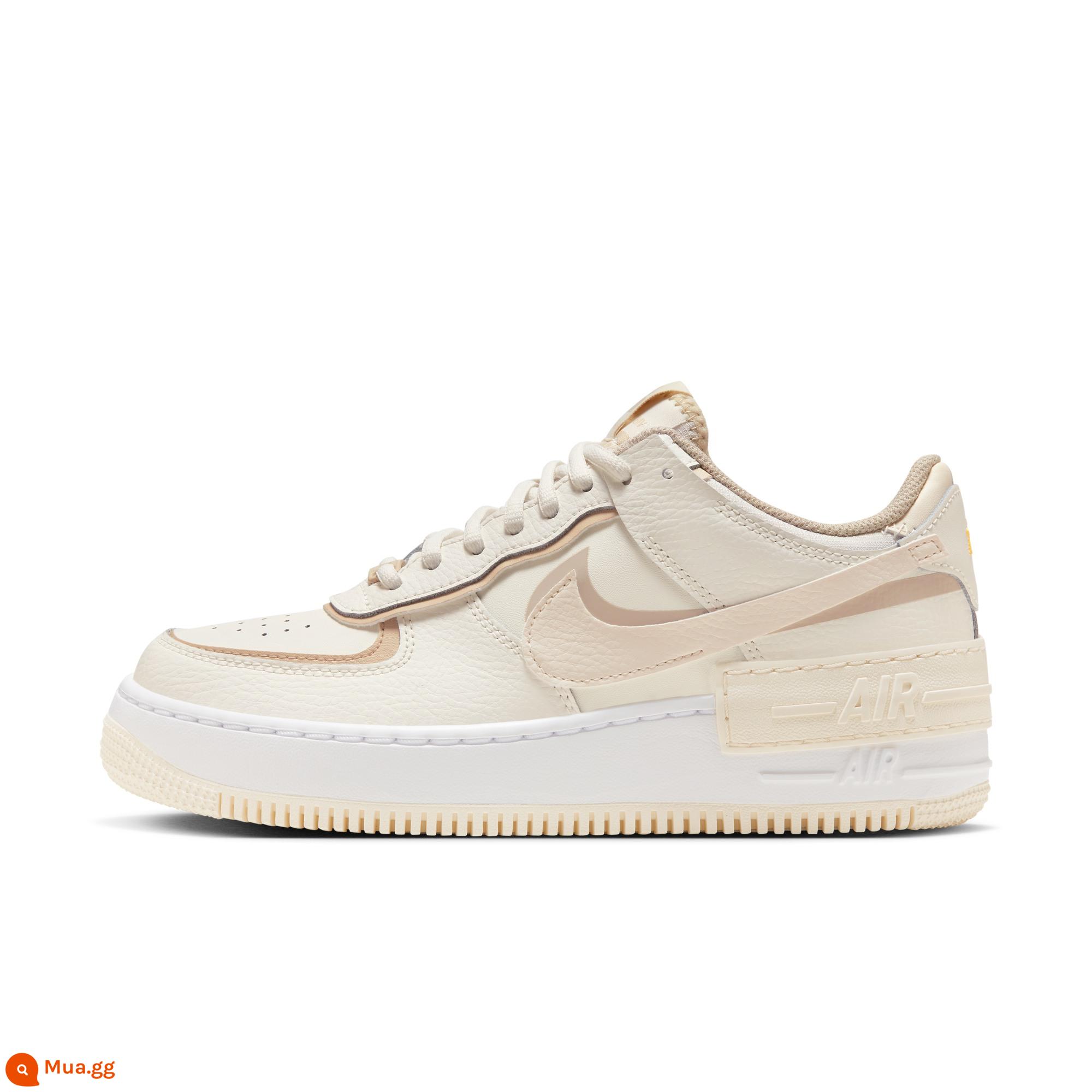 Giày thể thao Nike AF1 SHADOW chính thức dành cho nữ Air Force One mùa thu giày thể thao đệm mới FQ6871 - 111 cánh buồm trắng/trắng ngà nhạt/trắng/trắng cát/cam laser/xanh dầu