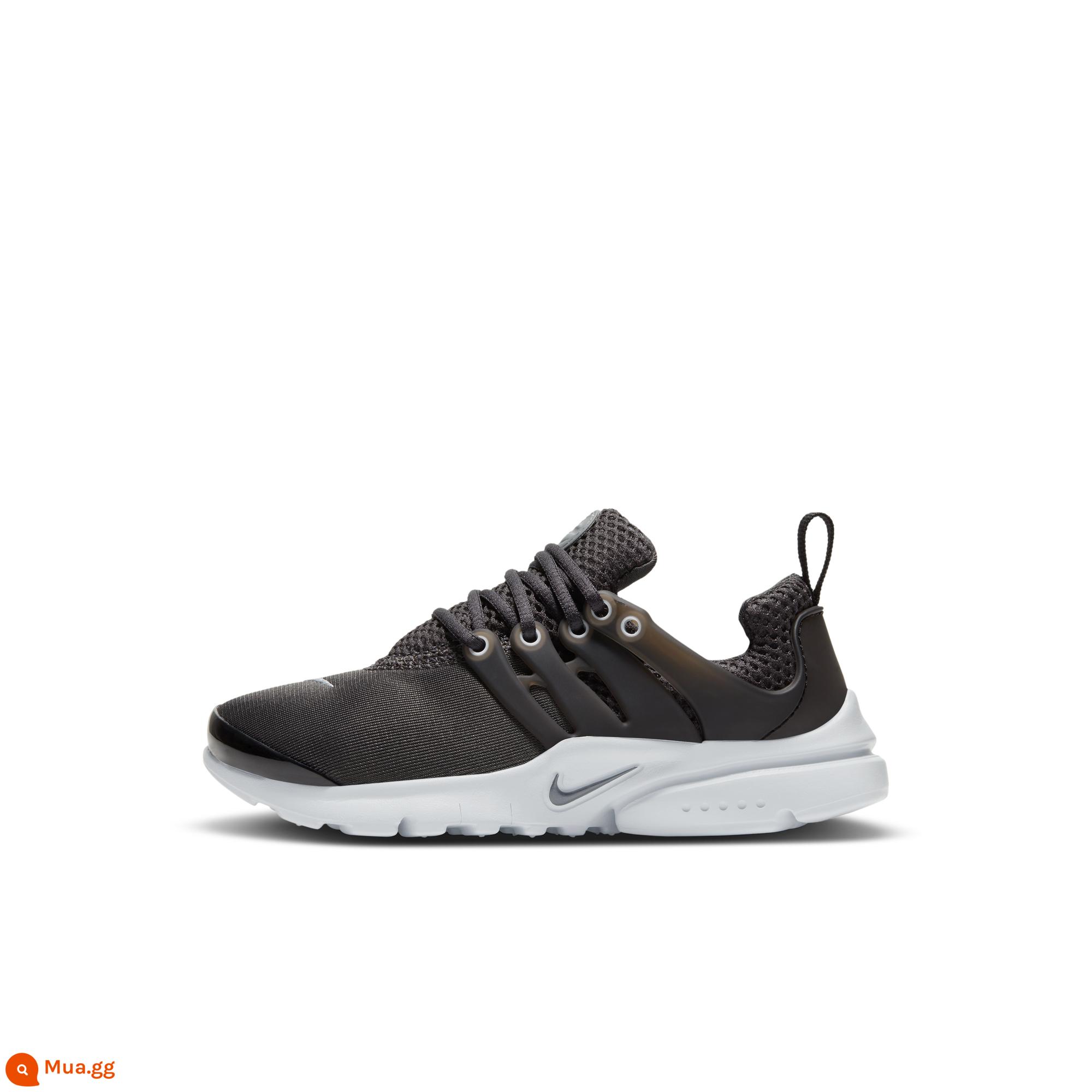 Nike Giày trẻ em thể thao thoáng khí PRESTO chính thức của Nike đệm nhẹ hỗ trợ thoải mái 844766 - 015 đen than/đen/đen/xám lạnh