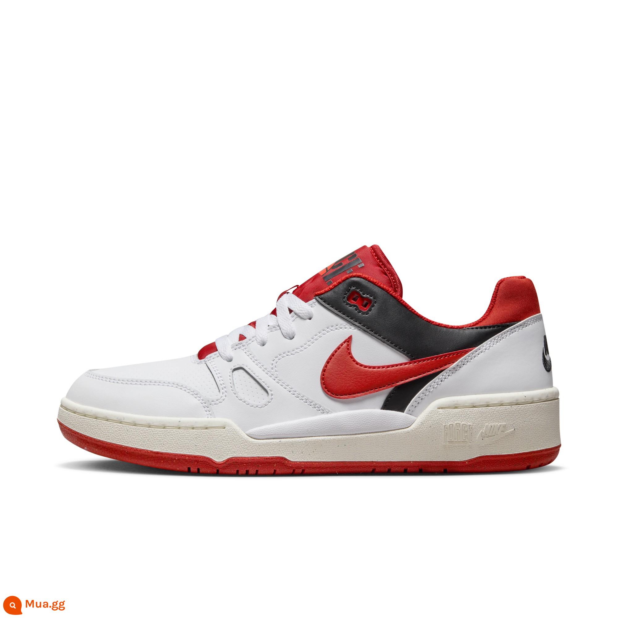 Giày thể thao nam cổ thấp Nike FULL FORCE chính thức mùa đông mới retro thoải mái đơn giản FB1362 - 102 trắng/đỏ huyền bí/đen/trắng cánh buồm/trắng/cam đồng đội