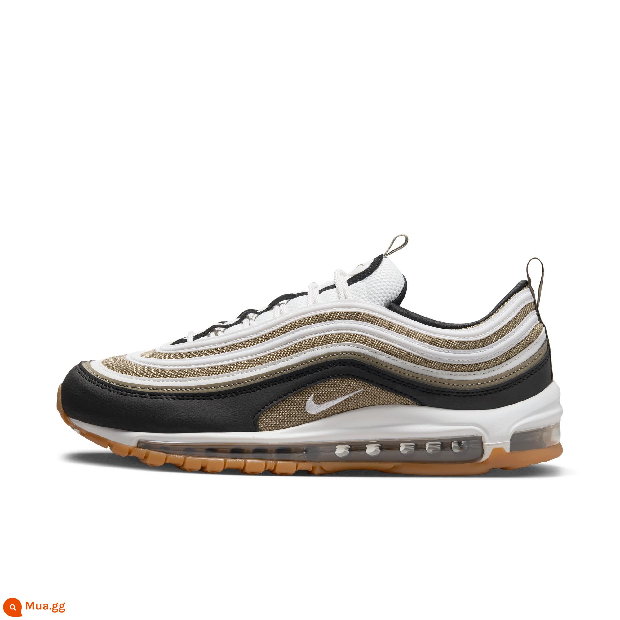 Giày thể thao nam Nike Nike AIR MAX 97 chính hãng giày bố mùa xuân Nike Bullet 921826 - 203 xanh ô liu/đỉnh trắng