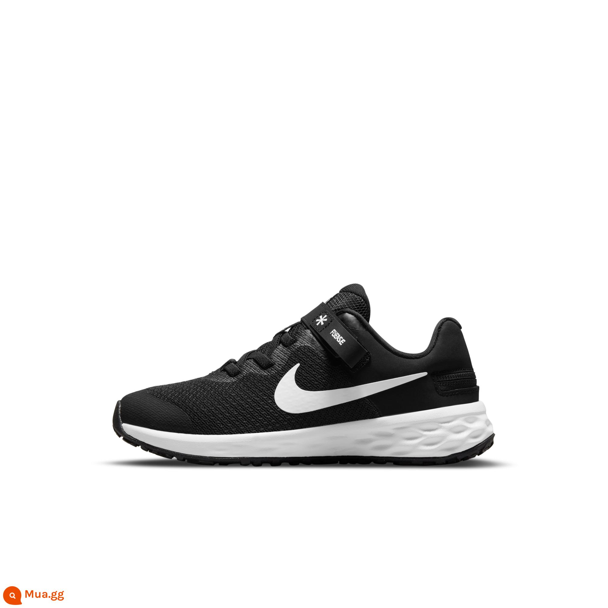 Nike chính hãng Nike REVOLUTION 6 FLYEASE NN giày trẻ em dễ xỏ giày DD1114 - 003 đen/trắng/bồ hóng đen