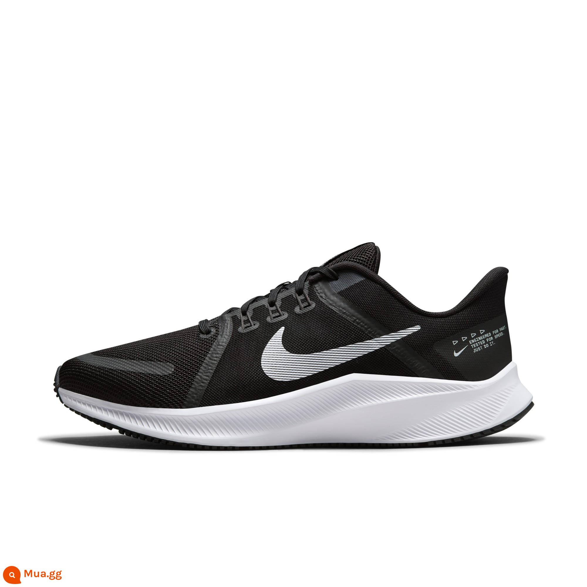 Giày Nike Nike QUEST 4 chính thức dành cho nam giới chạy bộ mùa đông chạy bộ bền bỉ đệm nhẹ thoáng khí DA1105 - 006 đen/trắng/bồ hóng đen