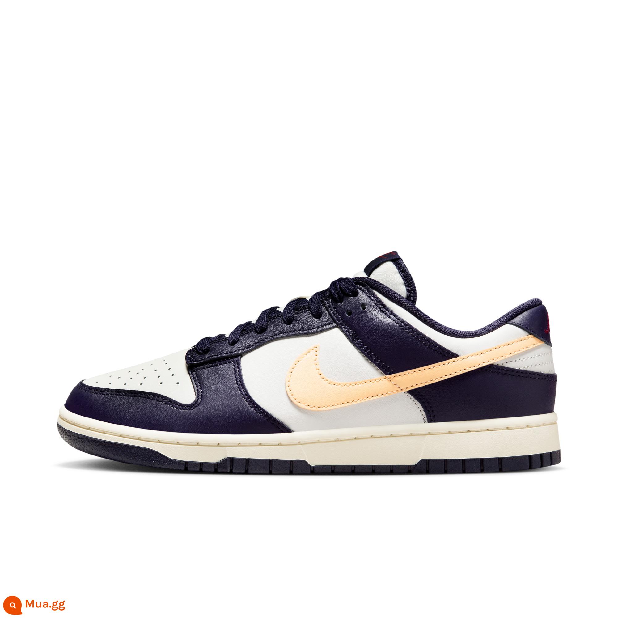 Giày thể thao nam Nike DUNK LOW chính thức mùa đông mới đế cao su đế thấp đệm FV8106 - 181 Sail White/Cam dưa nhạt/Sữa dừa/Tím đậm/Đỏ đội