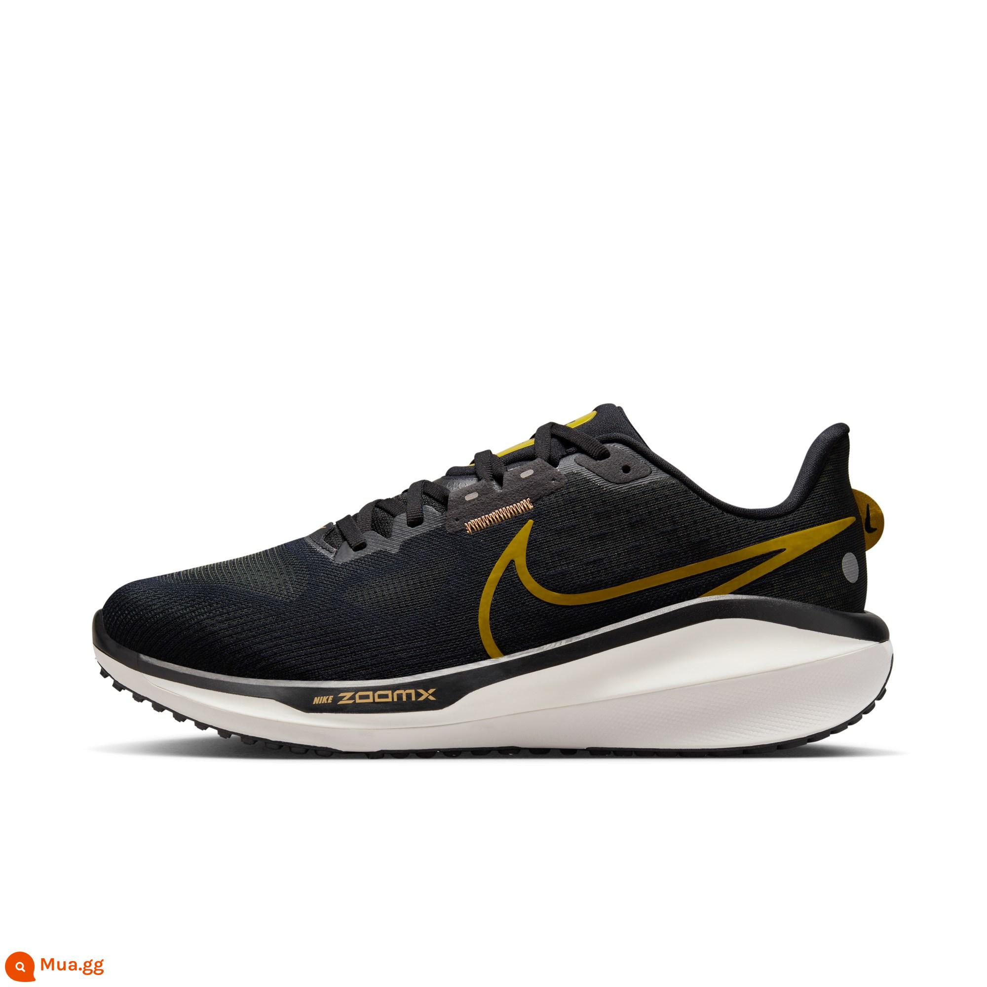 Giày chạy bộ đường trường nam Nike VOMERO 17 chính thức mùa xuân chạy đường dài nhẹ thoáng khí FB1309 - 006 đen/đồng/nâu hổ phách