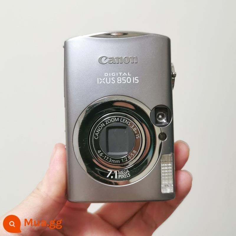 Canon/Canon IXUS 100 IS thẻ máy ảnh kỹ thuật số CCD máy ảnh retro chân dung lưới màu đỏ - IXUS 850 LÀ Bạc*7MP Mới 80%