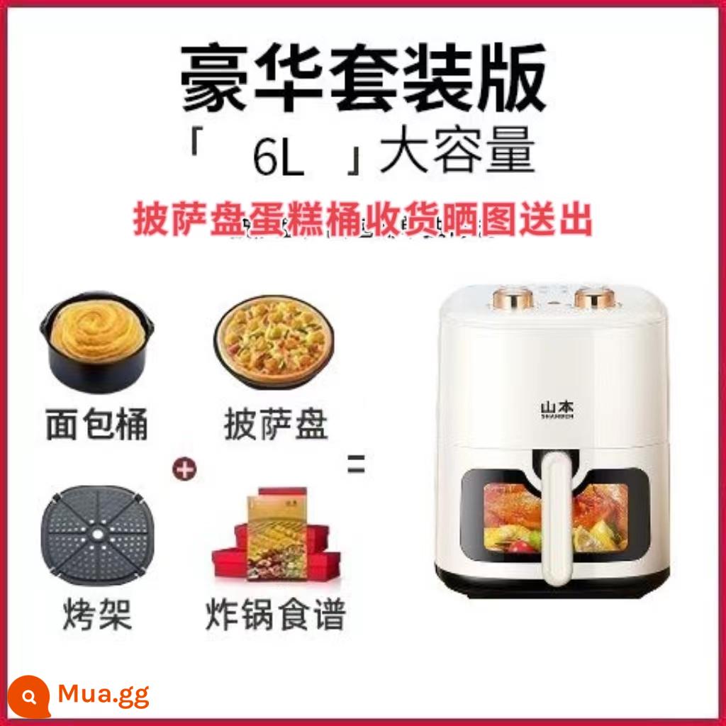 Yamamoto hoàn toàn tự động FRYER - BLAF60-VS Pearl White Mới 6 lít Visual