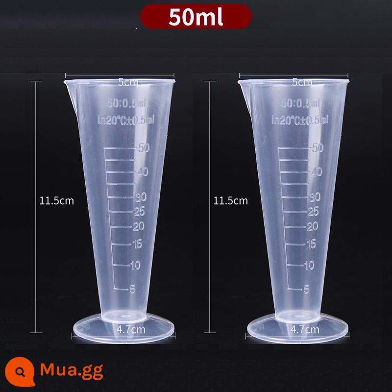 Cốc đo lường có quy mô nướng dung tích lớn thùng đo nhựa cấp thực phẩm 1000ml5000ml che cửa hàng trà sữa thương mại - 2 cổ điển 50ml