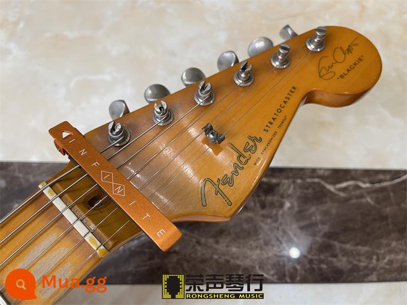 Mới Vô Hạn Muter 3.0 Đàn Guitar Điện Bass Nhét Kẹp Âm Thanh Kẹp 6/7 Dây Đa Năng Ngoại Trừ Âm Nhạc - [Laser Orange] Guitar và Bass Universal 3.0 Phong cách mới