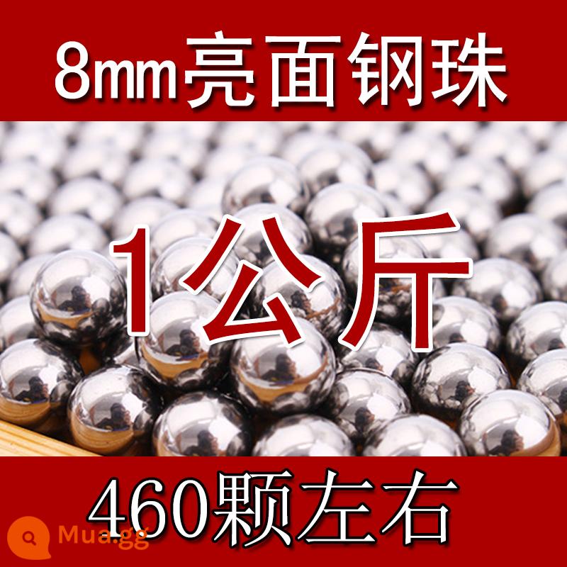 Bóng Thép 8 Mm Đặc Biệt Miễn Phí Vận Chuyển 5Kg Đá Cẩm Thạch Bi Thép 7mm8.5mm9mm8mm Máy Bay Ném Bom Chỉ Đính Hạt Súng Cao Su bóng - Bi thép 8mm 1kg [có vòng từ tính mạnh]