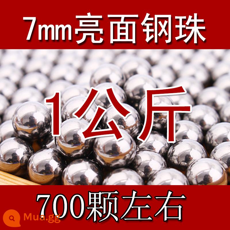 Bóng Thép 8 Mm Đặc Biệt Miễn Phí Vận Chuyển 5Kg Đá Cẩm Thạch Bi Thép 7mm8.5mm9mm8mm Máy Bay Ném Bom Chỉ Đính Hạt Súng Cao Su bóng - Bi thép 7mm 1kg [có vòng từ tính mạnh]