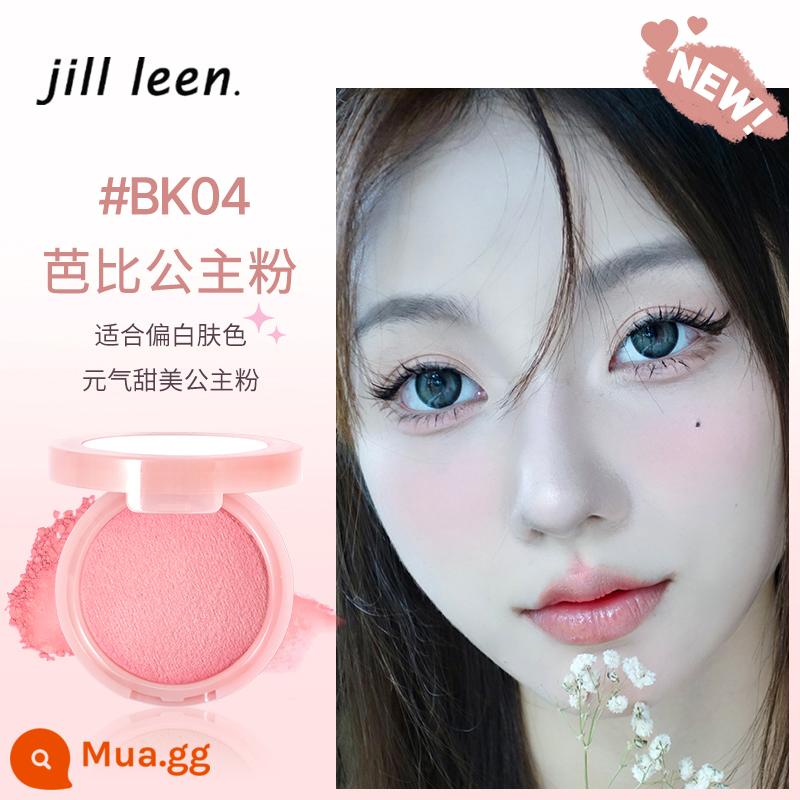 Phấn má hồng jill leen 18 dạng kem màu cam đậu sun đỏ khả năng sửa chữa Phấn má hồng jilleen màu tím má hồng nữ Yi Mengling 3g - BK04# Công Chúa Barbie Màu Hồng