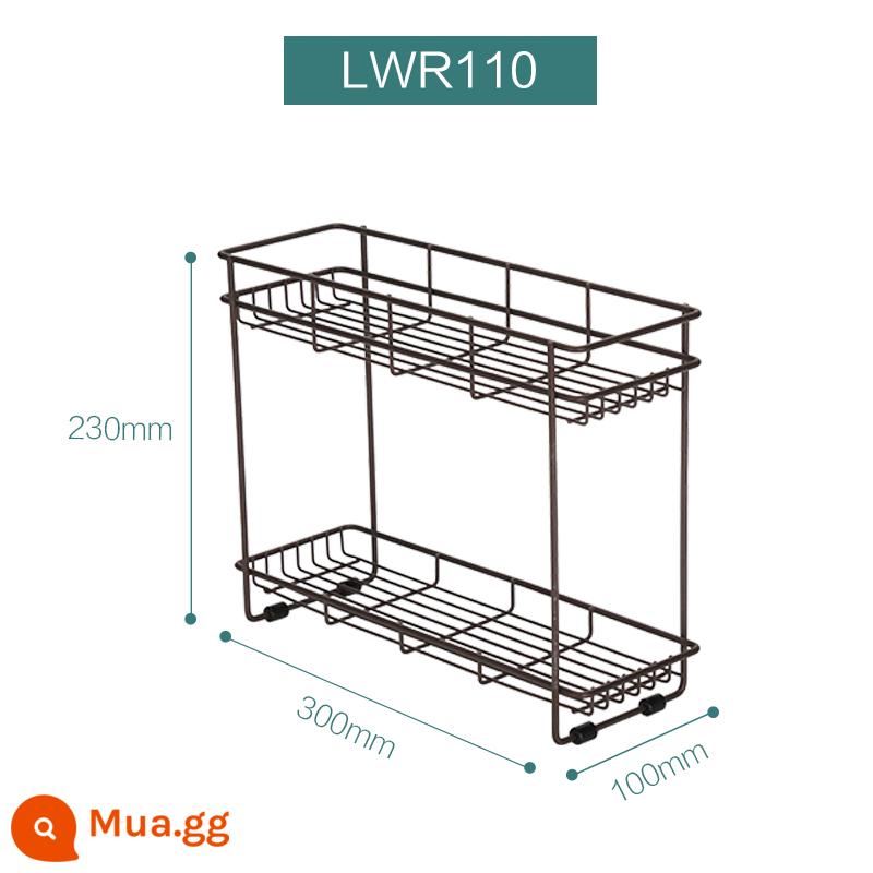 Lock and lock khung nhà bếp tổng thể ngăn tủ giá lưu trữ thùng gia vị giá lưu trữ móc kết hợp LWR106 - Giá đựng lọ gia vị LWR110