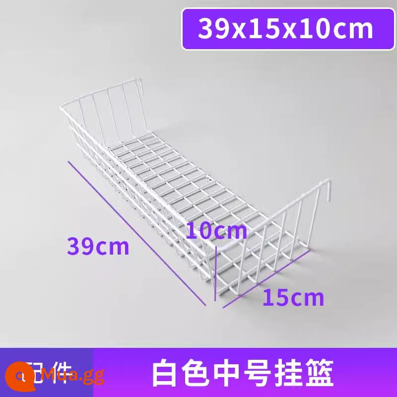 Lưới trưng bày tác phẩm giá đỡ tấm lưới giá lưu trữ lưới thép mẫu giáo lưới sắt giá treo siêu thị - Giỏ treo vừa