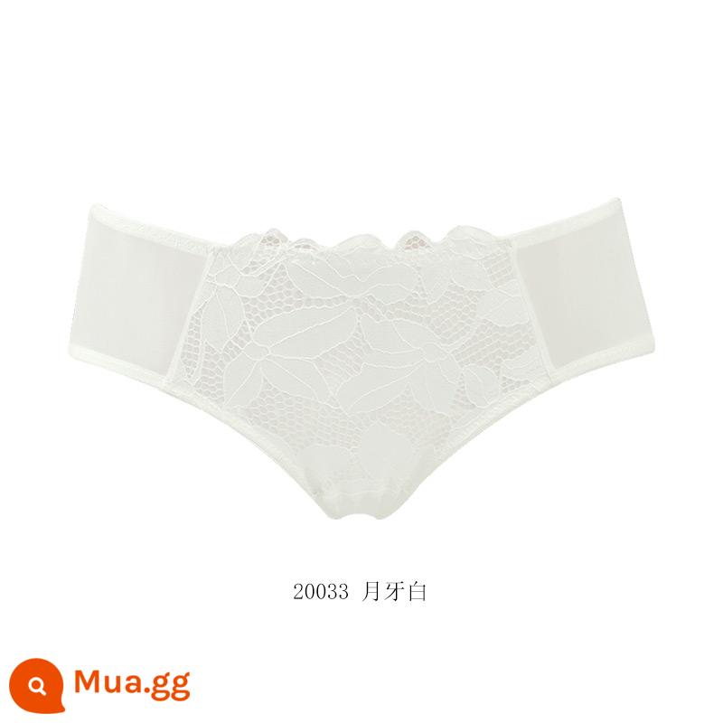 [59.3 nhân dân tệ 4 cái] Quần lót cotton mềm mại và thoải mái của Gorell dành cho nữ, quần boxer lưng giữa bằng cotton nguyên chất BWP22339 - Trăng Lưỡi Liềm Trắng 20033