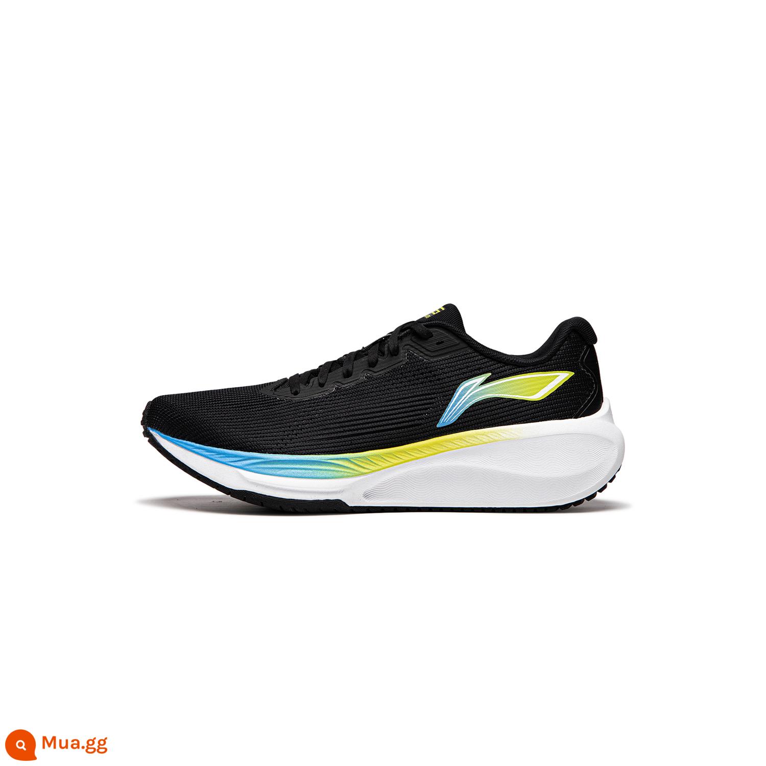 Li Ning Wu Shi lite2.0 | Giày chạy bộ chống sốc và phục hồi mới dành cho nam, giày thể thao thể dục thông thường nhẹ thoáng khí - đen