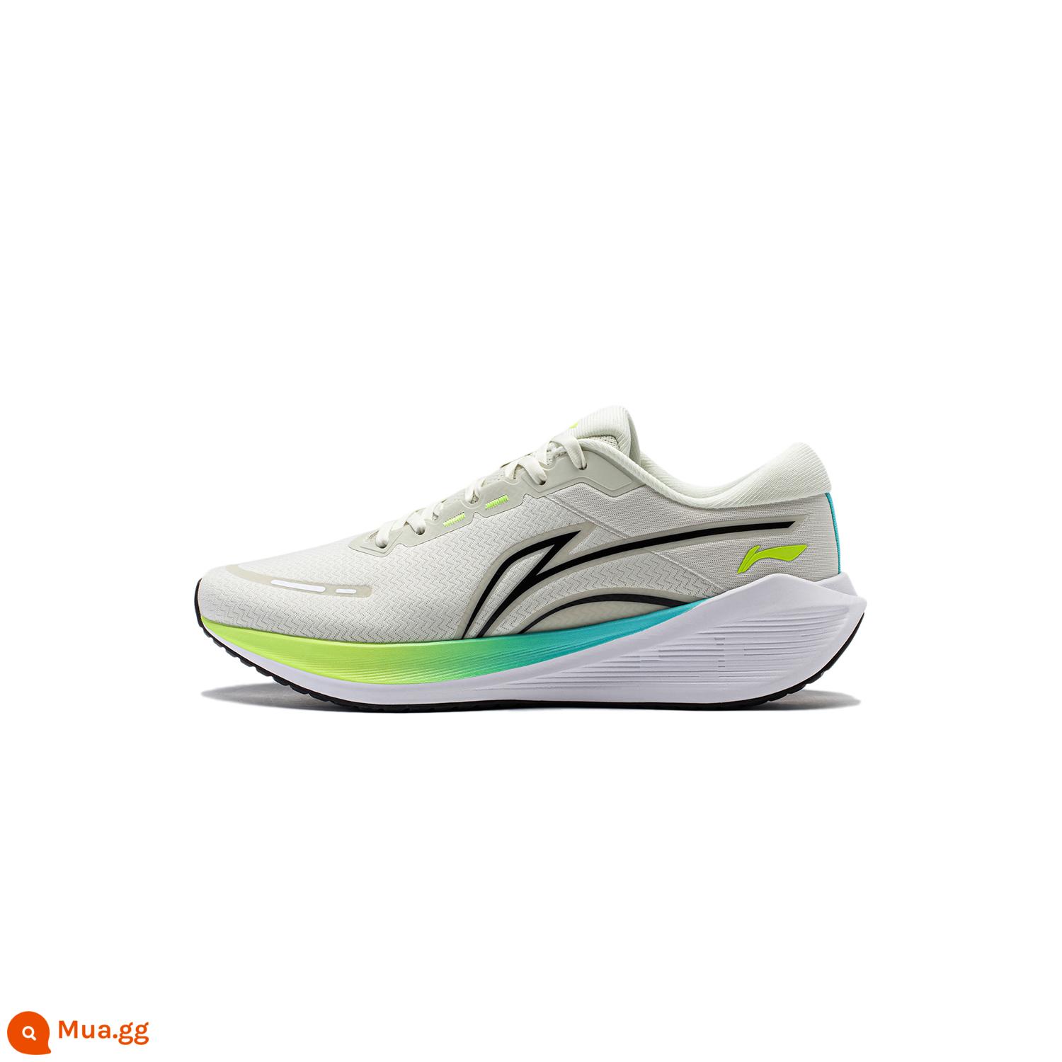 Li Ning Wu Shi lite V2 | Giày chạy bộ cho nam và nữ, giày thể thao thông thường nhẹ, thoáng khí, đế mềm, chống sốc mới - Trà xanh nhạt (ARST053-4)