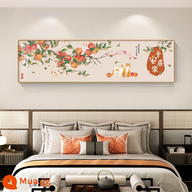 Hòa bình và niềm vui phong cách Trung Quốc mới trang trí phòng khách bức tranh nền sofa bức tranh tường đầu giường bức tranh tường phòng ngủ bức tranh đầu giường - Mèo bình yên và hạnh phúc