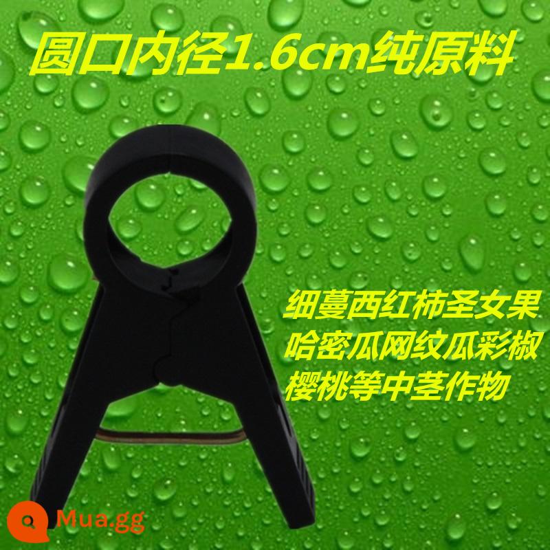 Nhà kính cà chua cà chua dưa chuột clip treo cây con clip dây nho buộc đặc biệt zucchini fu cây nho rau treo clip cây nho - 1.6 nguyên liệu thô đặc màu đen 1000 miếng