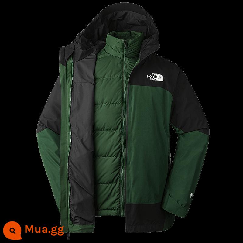 Áo khoác ba trong một TheNorthFace GORETEX lót lông vũ ngoài trời chống nước dành cho nam | 83RR - KII/xanh