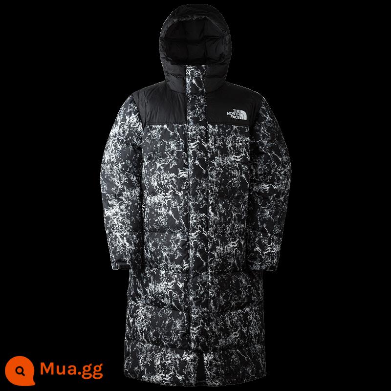 TheNorthFace ICON phiên bản dài của áo khoác lông vũ ngoài trời ấm áp dành cho nam 23 mùa thu đông phong cách mới | 832J - OVW/đen