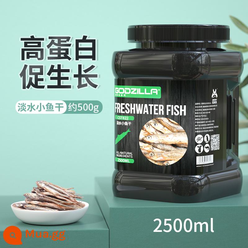 Pet Shangtian Turtle Grain Tôm khô Nước ngọt Cá khô Thức ăn cho rùa khô Rùa Brazil Tortoise Giun bánh mì Đồ ăn nhẹ cho rùa khô - Cá khô bổ dưỡng nước ngọt 2500ml + tặng kèm nhíp